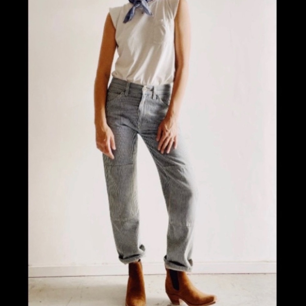 Hey Gang Railroad Stripe Pants